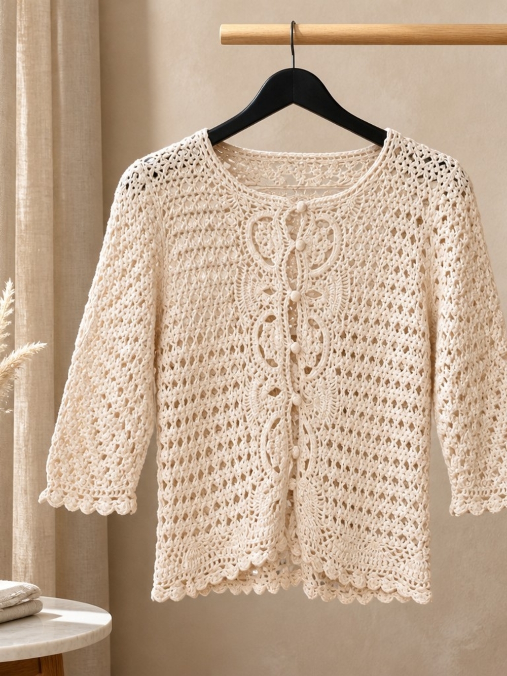Handmade Crochet Cardigan Sweater
